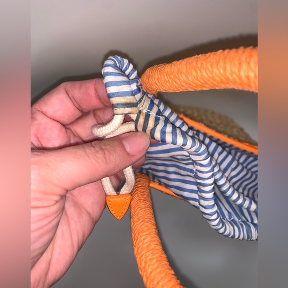 Milly New York Straw Bucket Handbag - Picture 5 of 6